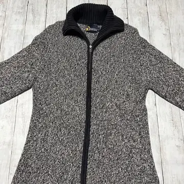 노티카 아우터 니트 스웨터 L 자켓 코트 더블 지퍼