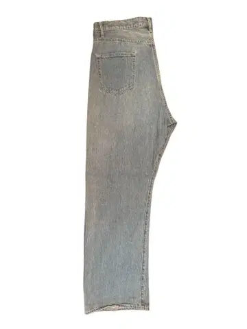 AURALEE 워싱 페이드 데님 사이즈 5 블루