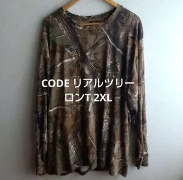 CODE 긴팔 셔츠 롱T 리얼 브라운 남성용 2XL