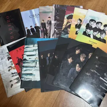 SixTONES 특전 클리어 파일 묶음 판매