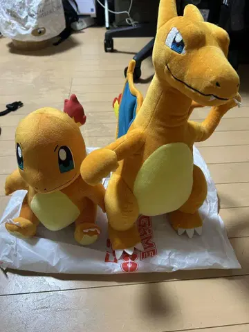 모후굿토 봉제 인형 리자몽 파이리 세트