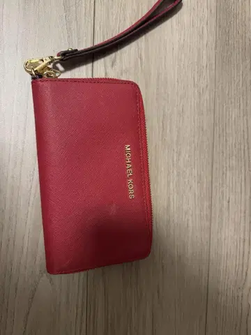 [ 미사용 ] MICHAEL KORS 레드 장지갑