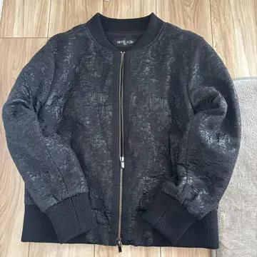MICHEL KLEIN 블랙 봄버 자켓