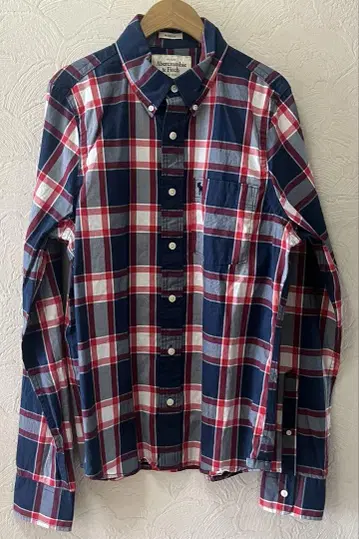 미사용 새상품 Abercrombie & Fitch 체크 셔츠 M 사이즈