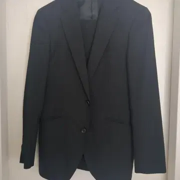 블랙 비즈니스 정장 2버튼