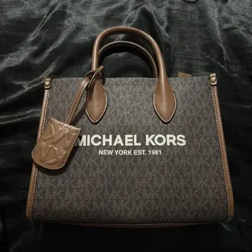 MICHAEL KORS 토트백 중형 브라운