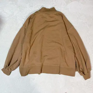 리셰 글래머 트레이닝복 하이넥 맨투맨 캐주얼 베이지