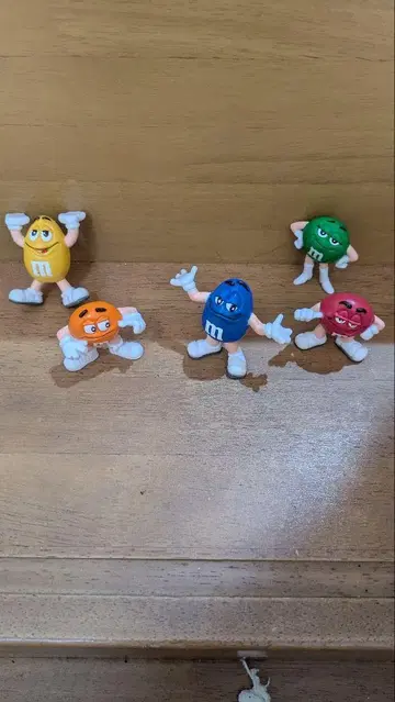 헤이세이 레트로 M&M's 피규어 5체 세트
