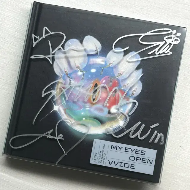 MEOVV My Eyes Open 싸인 미야오 사인 앨범 비매 양도