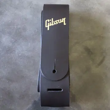 Gibson 블랙 가죽 기타 스트랩