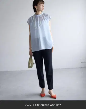 미사용!! 안피로 시어 2way 블라우스