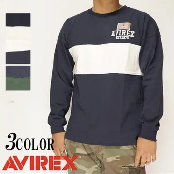 [ AVIREX 아비렉스 ] 빅 로고 와펜 자수 트레이닝복 2XL