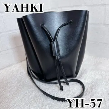 [ 미사용품 ] YAHKI /  복조리 숄더백 가죽 YH-57