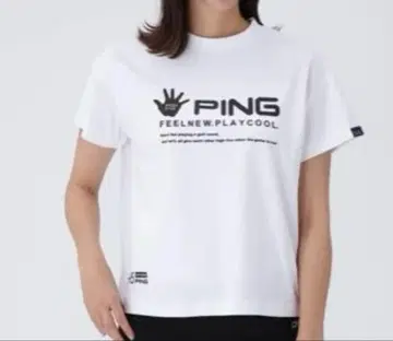 PING APPAREL 반팔T셔츠 M 화이트