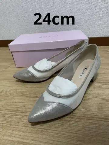 [ 24.0cm!박스 있음 새상품급 ] DIANA 펌프스 골드