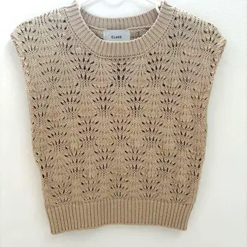 CLANE CROCHET SHORT KNIT TOPS