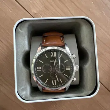 FOSSIL 크로노그래프 시계 다크 그레이 파슬 남성용 손목시계
