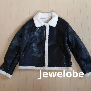 Jewelobe 보아 카라 부착 숏 자켓 F
