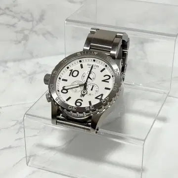 y091420 NIXON 손목시계 실버 THE51-30 CHRONO