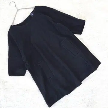 [ 라운지 드레스 ] 라운드넥 반팔 상의