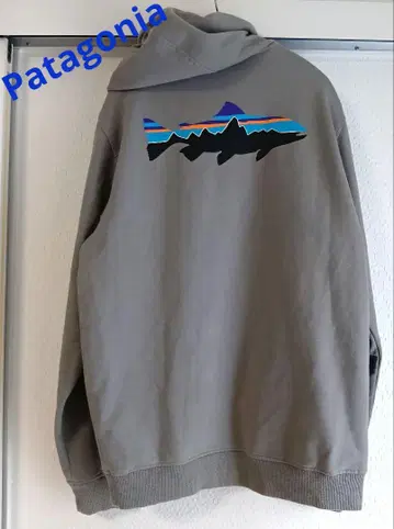 Patagonia 그레이 집업 후드티 M