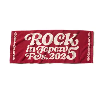 ROCK in Japan Fes. 2025 재규어 레드 타월