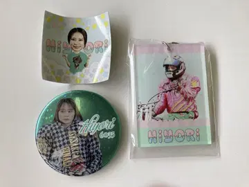 이세사키 오토 레이스 아라이 히요리 키링 캔 배치 스티커 공식 가챠
