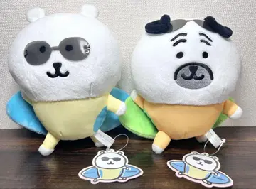 나가노 캐릭터 서핑 봉제 인형 2종 세트
