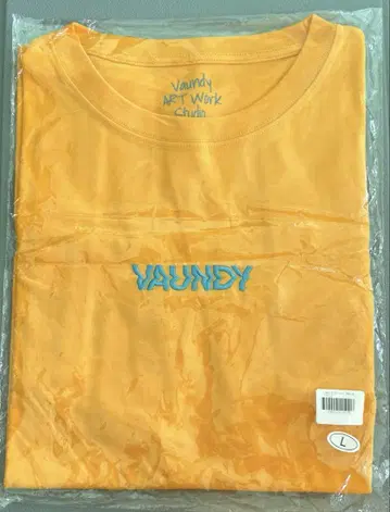 Vaundy 로고T셔츠 L 사이즈 mandarin 오렌지 로킹