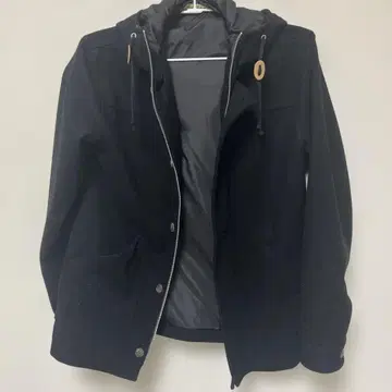 Journal Standard 후드 부착 자켓 블랙