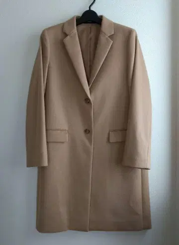 새상품 UNIQLO 울 캐시미어 체스터 코트 부드럽게 포장하여 배송