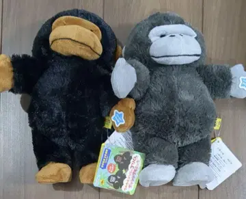 우호우호 고릴라의 고리군 댄싱 기믹 봉제 인형 2종 세트