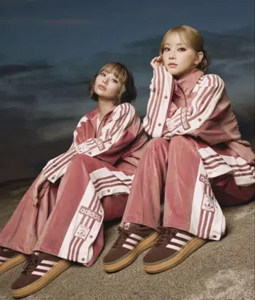 adidas ORIGINALS 트랙 자켓 핑크