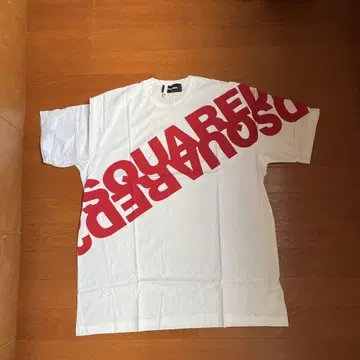 DSQUARED2 화이트 레드 T셔츠 S