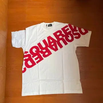 DSQUARED2 화이트 레드 T셔츠 S