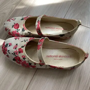national standard 꽃무늬 발레 슈즈 S22.5~23.0cm