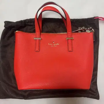 kate spade 빨간색 핸드백