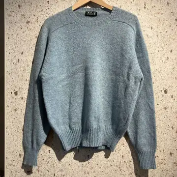 90s VAN SPORT 래글런 니트 블루 밴스포트