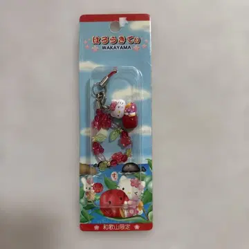 레어 레어 지역 한정 헬로키티 와카야마 매실 스트랩 끈