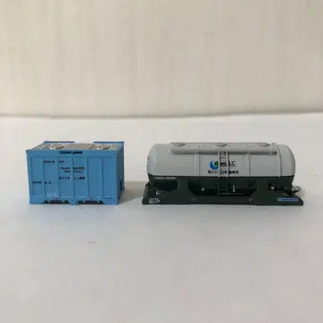N 게이지 호퍼 컨테이너 & 탱크 컨테이너 UH10A & UT20A 그린