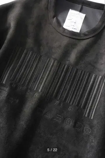 BARCODE MICRO SUEDE SWEAT