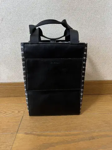 SHIPS 체크 무늬 토트백