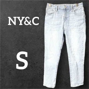 NY&C 미드 라이즈 스키니 데님 S 사이즈