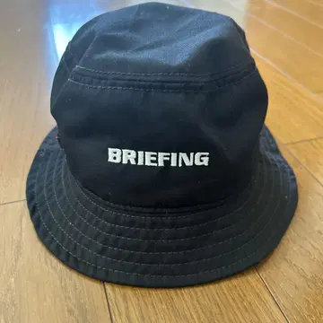 BRIEFING 블랙 버킷 햇