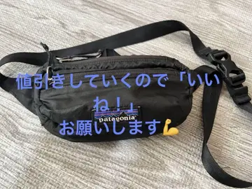 [ 레어 ] patagonia 바디백 블랙 웨스트 파우치 숄더