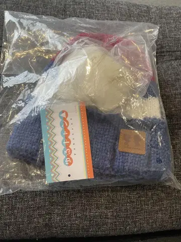 YURUCAMP 퍼 포함 니트 모자  나데시코