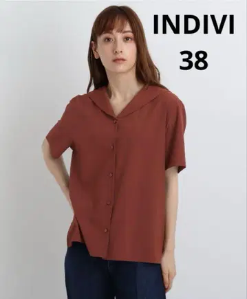 인디비 세일러 카라 블라우스