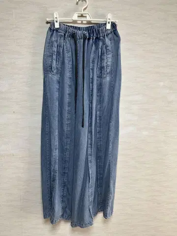 시니컬 셀룰로오스 와이드 데님 팬츠