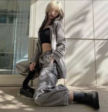 melt the lady 멜트레이디 mm 벨벳 저지 팬츠