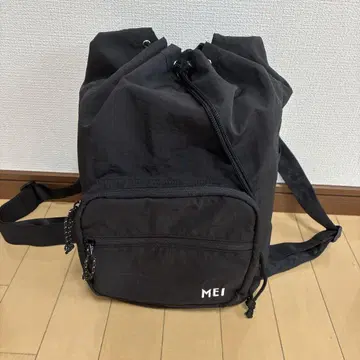 MEI 블랙 백팩 coen